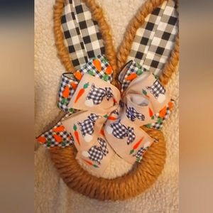 Handmade Easter bunny ear wreaths